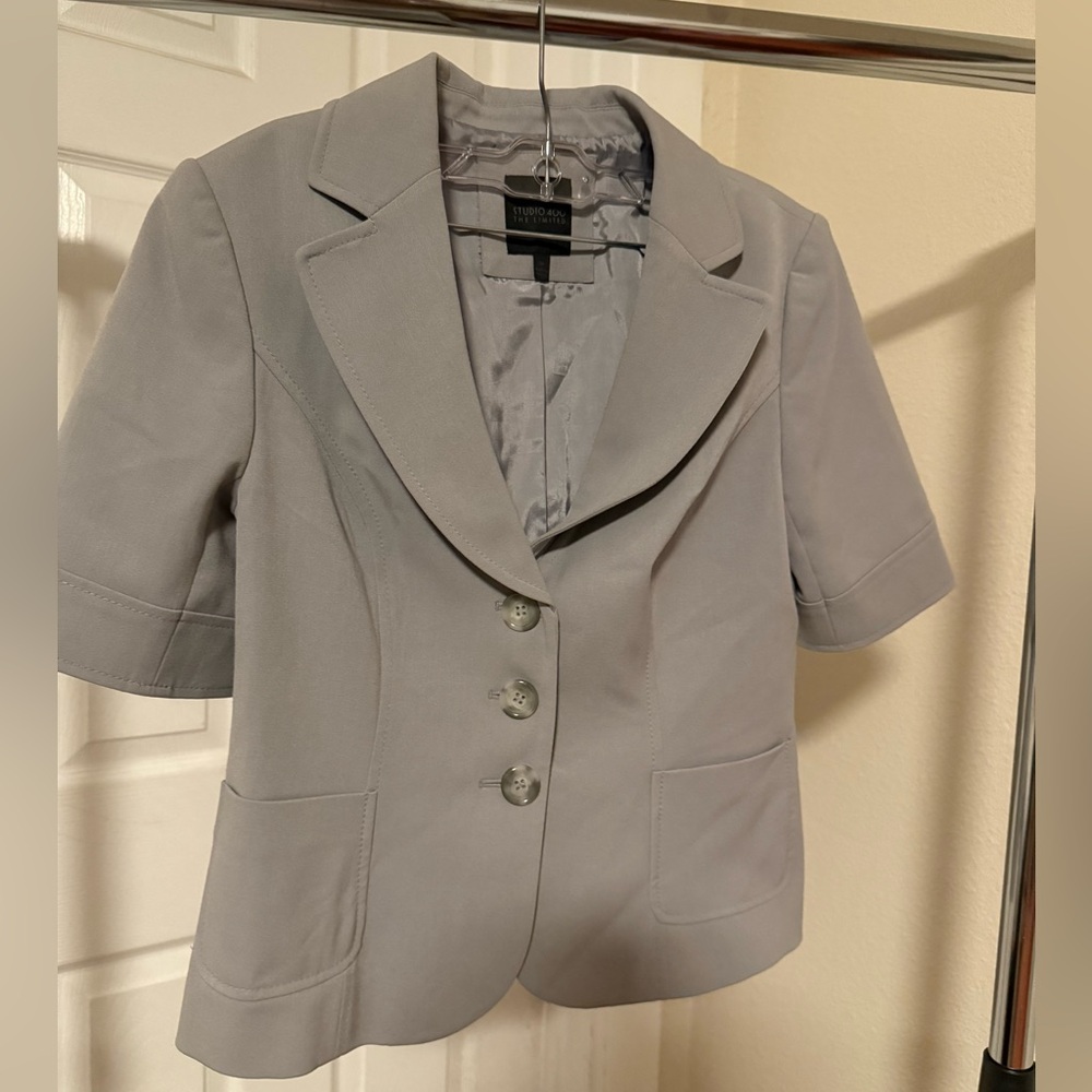 The Limited Fitted Peplum Blazer